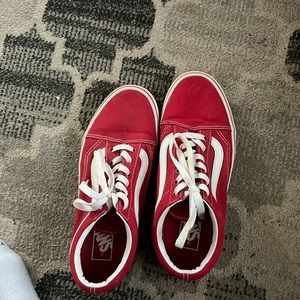 Red Laced Vans